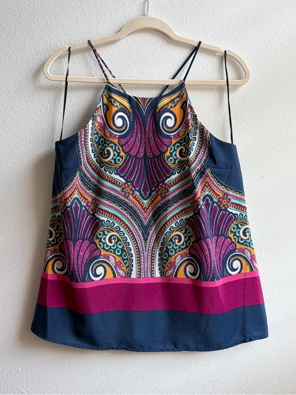 NWT Renee C. Jayani Racerback shirt L